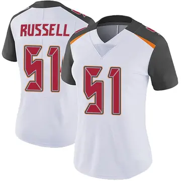 Nike J.J. Russell Women's Limited Tampa Bay Buccaneers White Vapor Untouchable Jersey