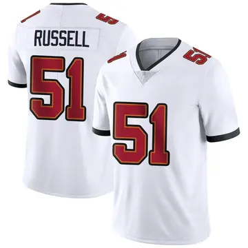 Nike J.J. Russell Youth Limited Tampa Bay Buccaneers White Vapor Untouchable Jersey