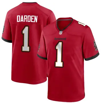 Nike Jaelon Darden Youth Game Tampa Bay Buccaneers Red Team Color Jersey