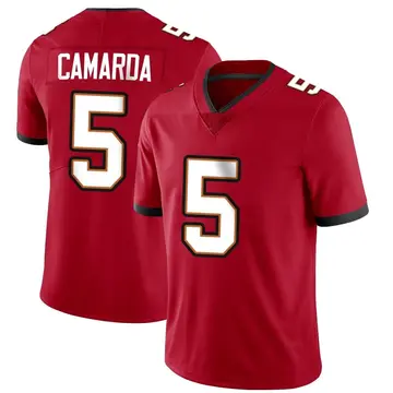 Nike Jake Camarda Men's Limited Tampa Bay Buccaneers Red Team Color Vapor Untouchable Jersey