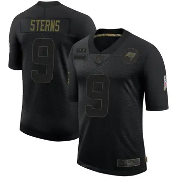 Nike Jerreth Sterns Men's Limited Tampa Bay Buccaneers Black 2020 Salute To Service Jersey