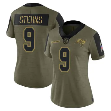 Nike Jerreth Sterns Women's Limited Tampa Bay Buccaneers Olive 2021 Salute To Service Jersey