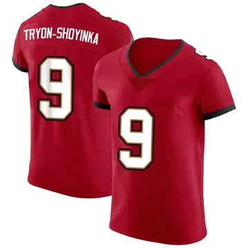 Nike Joe Tryon-Shoyinka Men's Elite Tampa Bay Buccaneers Red Vapor Jersey