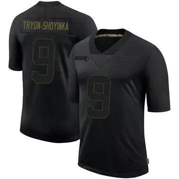 Nike Joe Tryon-Shoyinka Men's Limited Tampa Bay Buccaneers Black 2020 Salute To Service Jersey