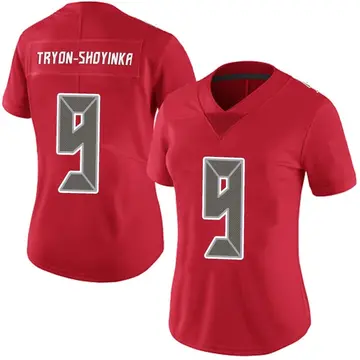 Nike Joe Tryon-Shoyinka Women's Limited Tampa Bay Buccaneers Red Team Color Vapor Untouchable Jersey