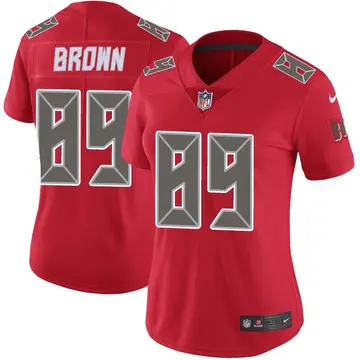 Nike John Brown Women's Limited Tampa Bay Buccaneers Red Color Rush Jersey
