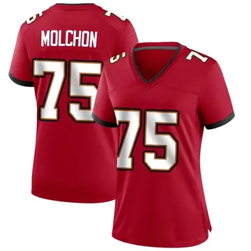 Nike John Molchon Women's Game Tampa Bay Buccaneers Red Team Color Jersey