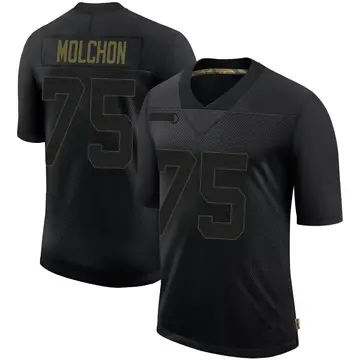 Nike John Molchon Youth Limited Tampa Bay Buccaneers Black 2020 Salute To Service Jersey