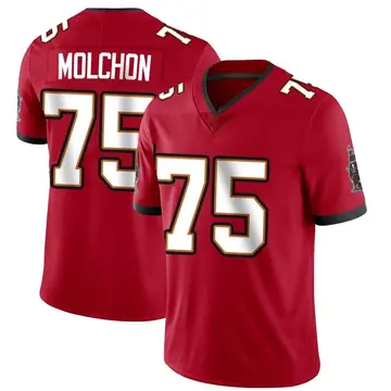 Nike John Molchon Youth Limited Tampa Bay Buccaneers Red Team Color Vapor Untouchable Jersey