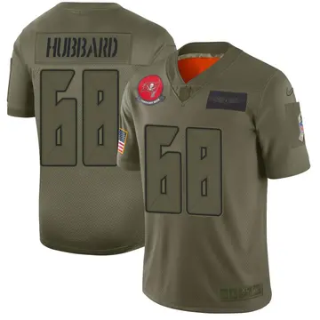 Nike Jonathan Hubbard Men's Limited Tampa Bay Buccaneers Camo 2019 Salute to Service Jersey