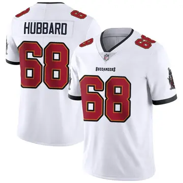 Nike Jonathan Hubbard Men's Limited Tampa Bay Buccaneers White Vapor Untouchable Jersey
