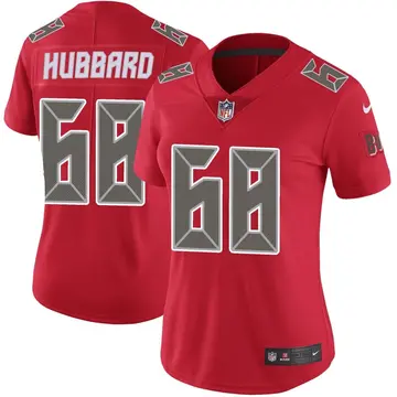 Nike Jonathan Hubbard Women's Limited Tampa Bay Buccaneers Red Color Rush Jersey