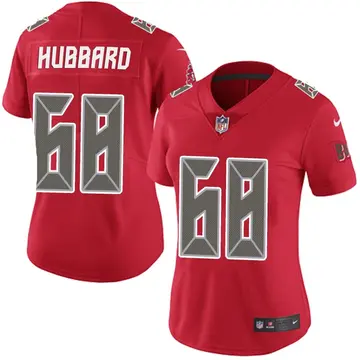 Nike Jonathan Hubbard Women's Limited Tampa Bay Buccaneers Red Team Color Vapor Untouchable Jersey