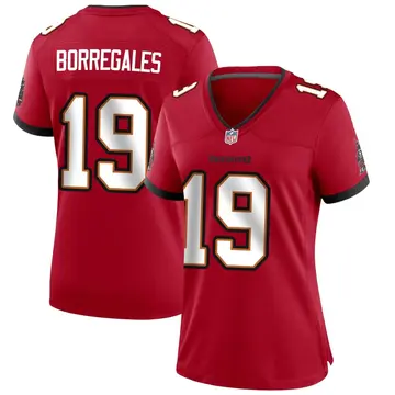 Nike Jose Borregales Women's Game Tampa Bay Buccaneers Red Team Color Jersey