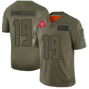 Nike Jose Borregales Youth Limited Tampa Bay Buccaneers Camo 2019 Salute to Service Jersey
