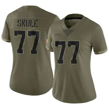 Nike Justin Skule Women's Limited Tampa Bay Buccaneers Olive 2022 Salute To Service Jersey