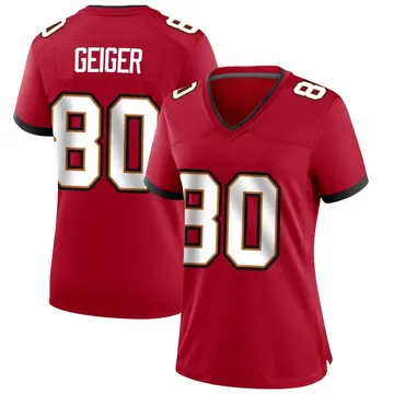 Nike Kaylon Geiger Women's Game Tampa Bay Buccaneers Red Team Color Jersey