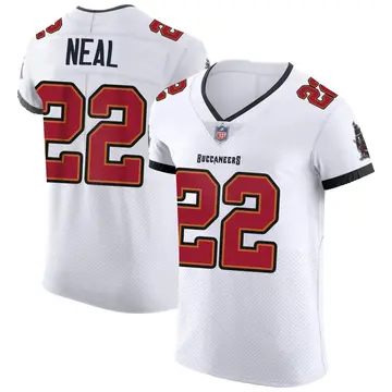 Nike Keanu Neal Men's Elite Tampa Bay Buccaneers White Vapor Jersey