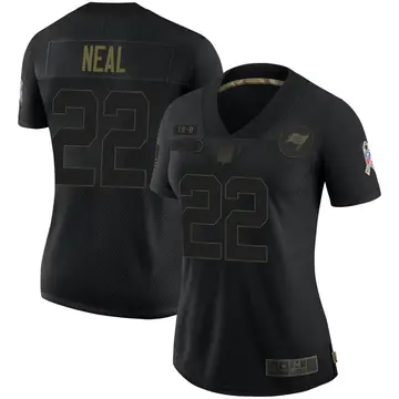Nike Keanu Neal Women's Limited Tampa Bay Buccaneers Black 2020 Salute To Service Jersey