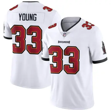Nike Kenny Young Men's Limited Tampa Bay Buccaneers White Vapor Untouchable Jersey