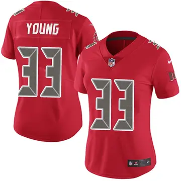 Nike Kenny Young Women's Limited Tampa Bay Buccaneers Red Team Color Vapor Untouchable Jersey