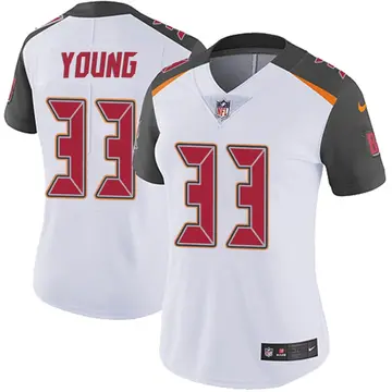 Nike Kenny Young Women's Limited Tampa Bay Buccaneers White Vapor Untouchable Jersey