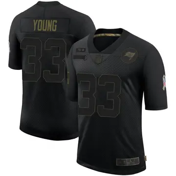 Nike Kenny Young Youth Limited Tampa Bay Buccaneers Black 2020 Salute To Service Jersey