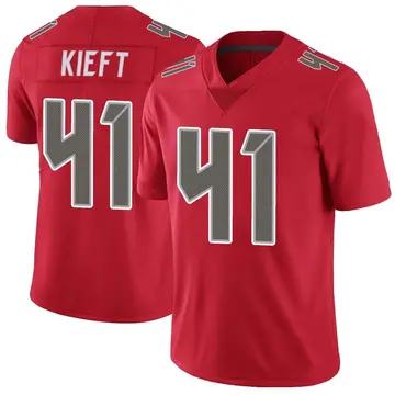 Nike Ko Kieft Men's Limited Tampa Bay Buccaneers Red Color Rush Jersey