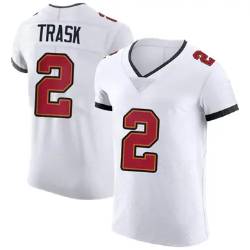Nike Kyle Trask Men's Elite Tampa Bay Buccaneers White Vapor Jersey