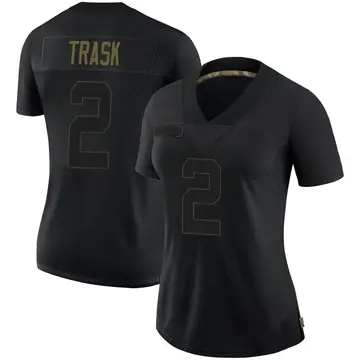 Nike Kyle Trask Women's Limited Tampa Bay Buccaneers Black 2020 Salute To Service Jersey