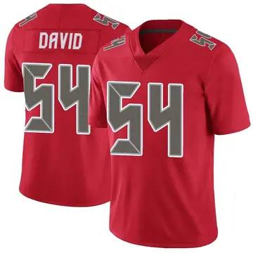 Nike Lavonte David Men's Limited Tampa Bay Buccaneers Red Color Rush Jersey