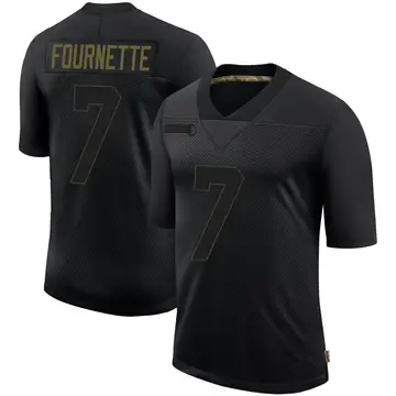 Nike Leonard Fournette Men's Limited Tampa Bay Buccaneers Black 2020 Salute To Service Jersey