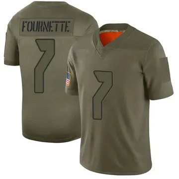 Nike Leonard Fournette Men's Limited Tampa Bay Buccaneers Camo 2019 Salute to Service Jersey