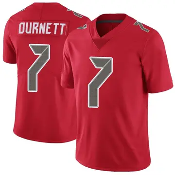 Nike Leonard Fournette Men's Limited Tampa Bay Buccaneers Red Color Rush Jersey