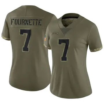 Nike Leonard Fournette Women's Limited Tampa Bay Buccaneers Olive 2022 Salute To Service Jersey