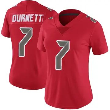 Nike Leonard Fournette Women's Limited Tampa Bay Buccaneers Red Color Rush Jersey