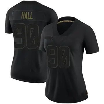 Nike Logan Hall Women's Limited Tampa Bay Buccaneers Black 2020 Salute To Service Jersey