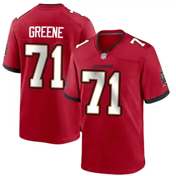 Nike Mike Greene Men's Game Tampa Bay Buccaneers Red Team Color Jersey