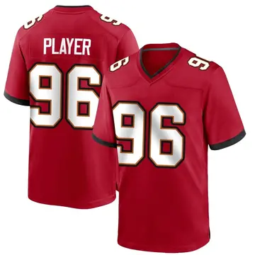 Nike Nasir Player Youth Game Tampa Bay Buccaneers Red Team Color Jersey
