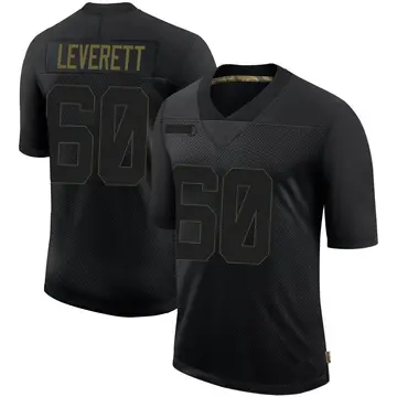 Nike Nick Leverett Men's Limited Tampa Bay Buccaneers Black 2020 Salute To Service Jersey