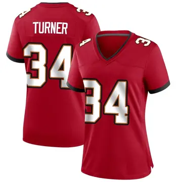 Nike Nolan Turner Women's Game Tampa Bay Buccaneers Red Team Color Jersey