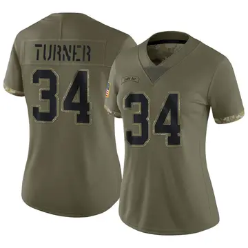 Nike Nolan Turner Women's Limited Tampa Bay Buccaneers Olive 2022 Salute To Service Jersey