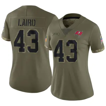 Nike Patrick Laird Women's Limited Tampa Bay Buccaneers Olive 2022 Salute To Service Jersey