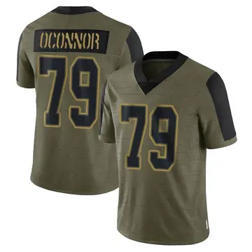 Nike Patrick O'Connor Men's Limited Tampa Bay Buccaneers Olive 2021 Salute To Service Jersey