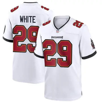 Nike Rachaad White Youth Game Tampa Bay Buccaneers White Jersey