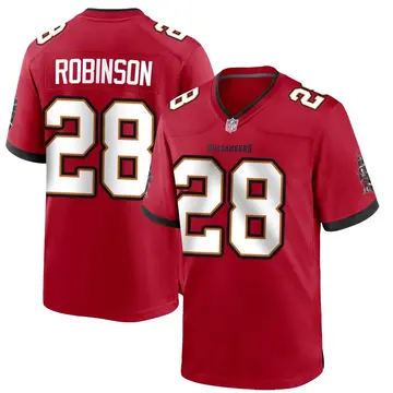 Nike Rashard Robinson Youth Game Tampa Bay Buccaneers Red Team Color Jersey