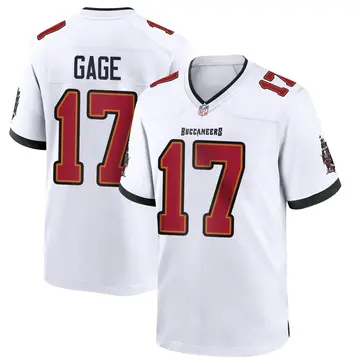 Nike Russell Gage Men's Game Tampa Bay Buccaneers White Jersey