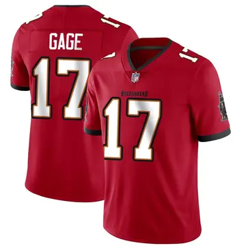 Nike Russell Gage Men's Limited Tampa Bay Buccaneers Red Team Color Vapor Untouchable Jersey