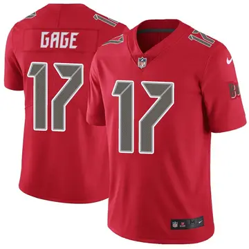 Nike Russell Gage Youth Limited Tampa Bay Buccaneers Red Color Rush Jersey