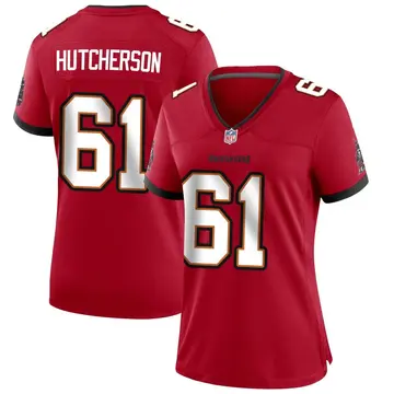 Nike Sadarius Hutcherson Women's Game Tampa Bay Buccaneers Red Team Color Jersey
